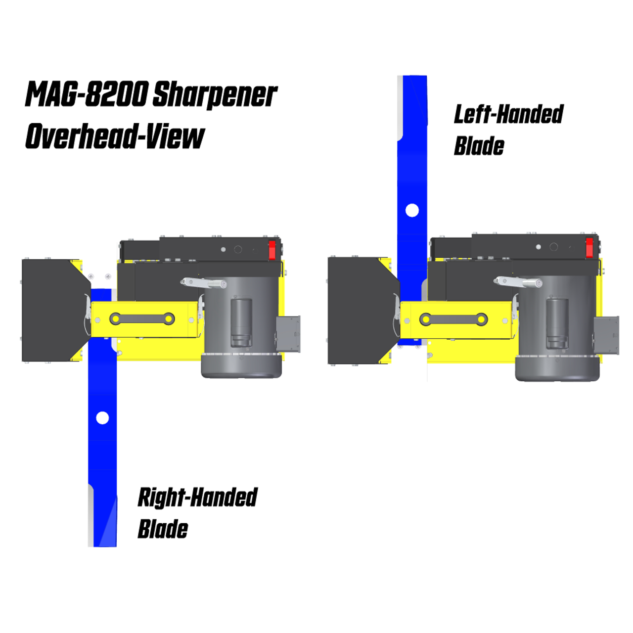 MAG-8200B Blade Sharpener (1HP Belt Grinder) image number null