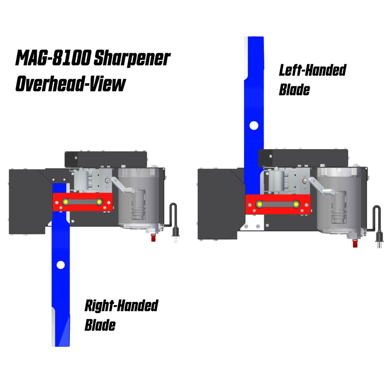 MAG-8100 Standard Blade Sharpener (0.5HP Grinding Wheel) image number null